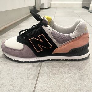 Custom New Balance 574 'Moon Lantern' sneakers